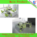 office staff table ,partition ,workstation with cabinet furniture FL-OF-0387